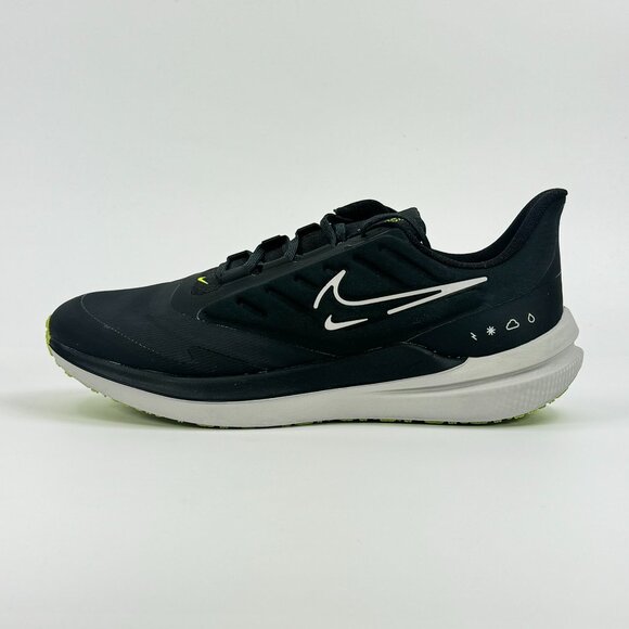 Nike Air Winflo 9 Shield \'Black White Volt\' DM1106-001 size 12 main image 6